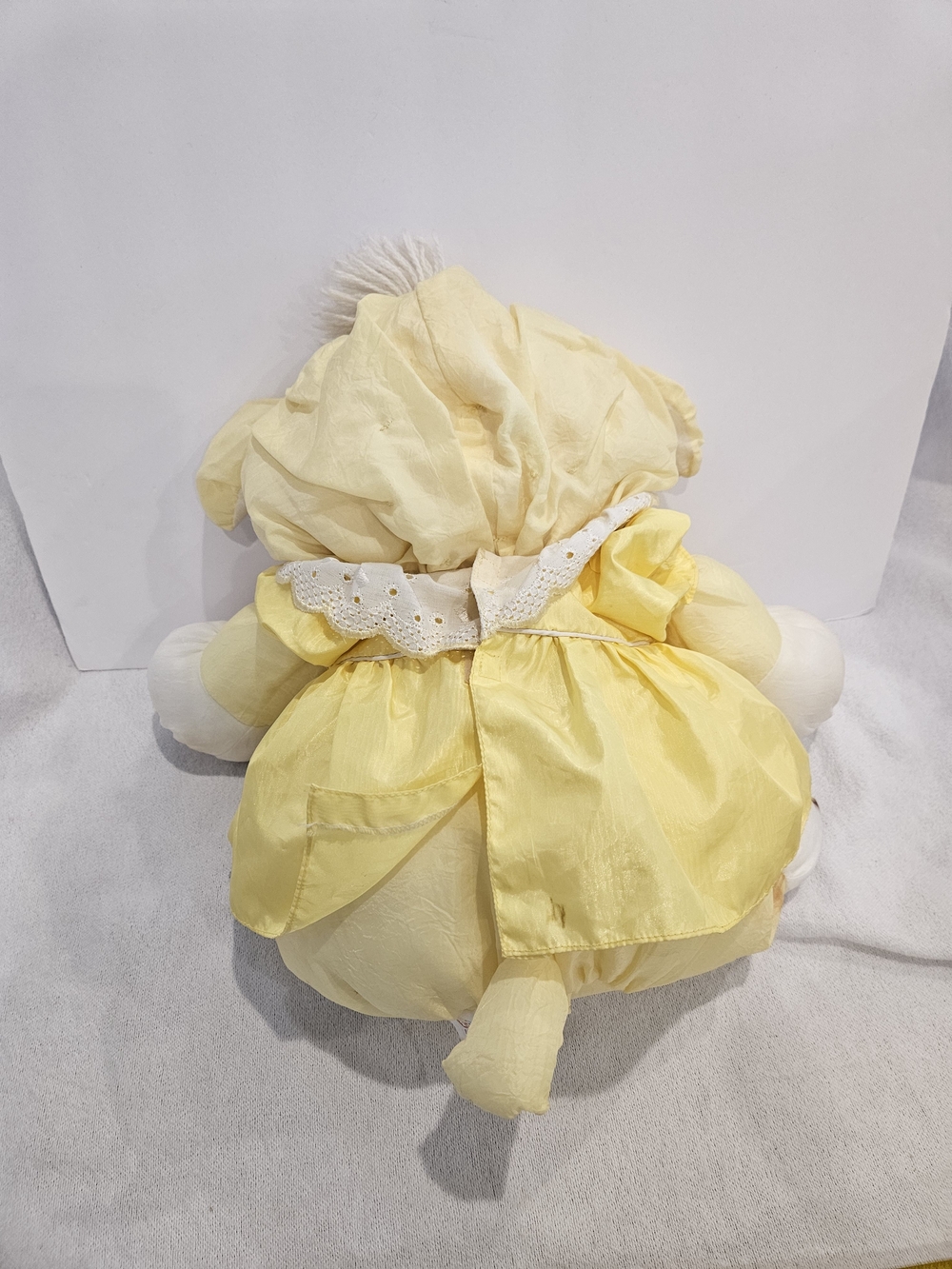 Vintage 1986 Puffalump Yellow Lamb Plush Fisher Price Stuffed Animal puffalumps - Picture 2 of 5